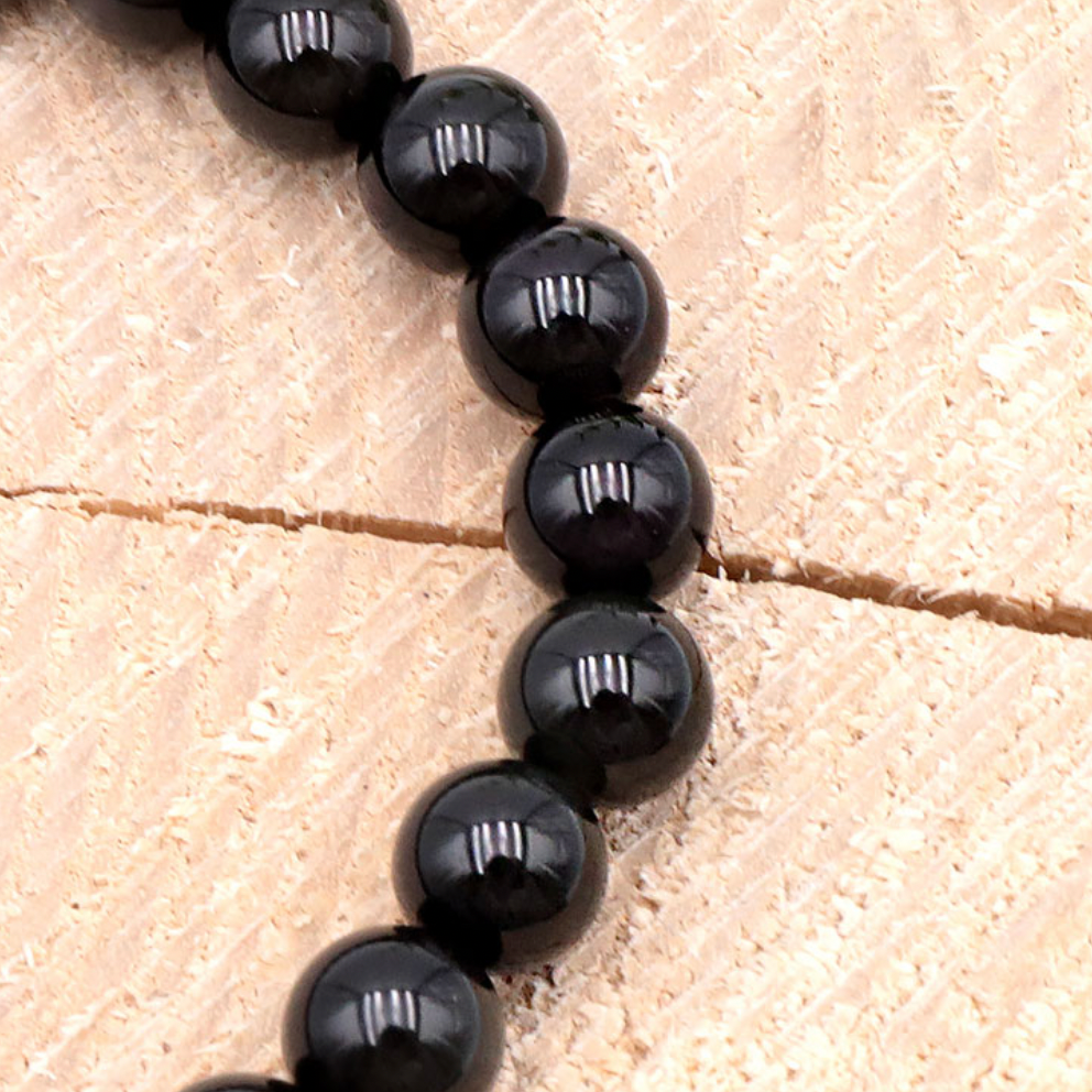 OBSIDIENNE OEIL CELESTE 06mm